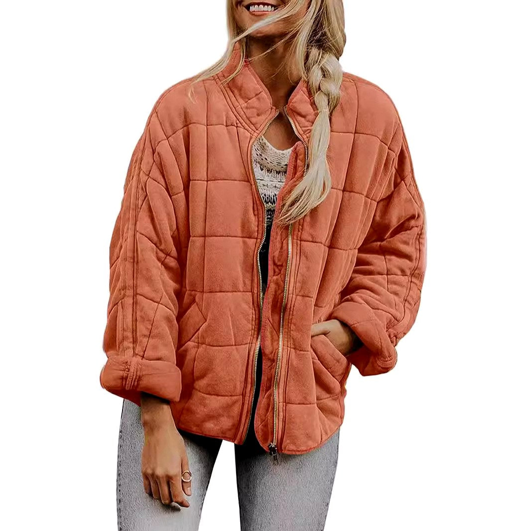 Halle - Women’s Quilted Oversized Zip-Up Jacket 2