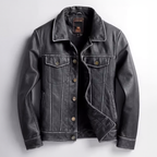 Harlan - Men's Vintage Genuine Leather Button Jacket