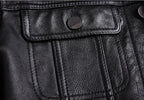 Harlan - Men's Vintage Genuine Leather Button Jacket