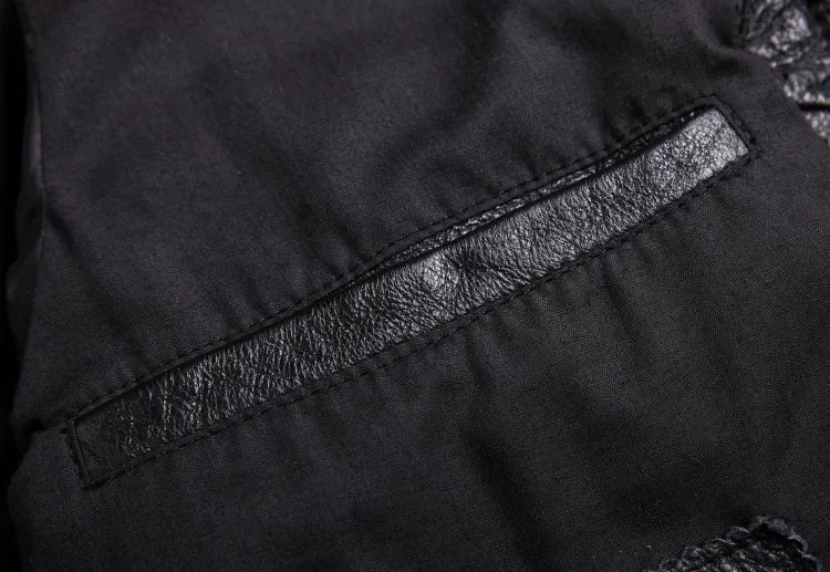 Harlan - Men's Vintage Genuine Leather Button Jacket