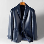 Harrison - Men's Notch Lapel Blazer with Button Closure