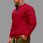 Holden – Men’s Striped Collar Casual Sweatshirt