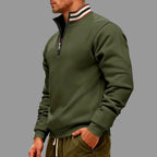 Holden – Men’s Striped Collar Casual Sweatshirt