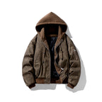 Jace - Men’s Hooded Bomber Jacket with Double Zip Closure 4