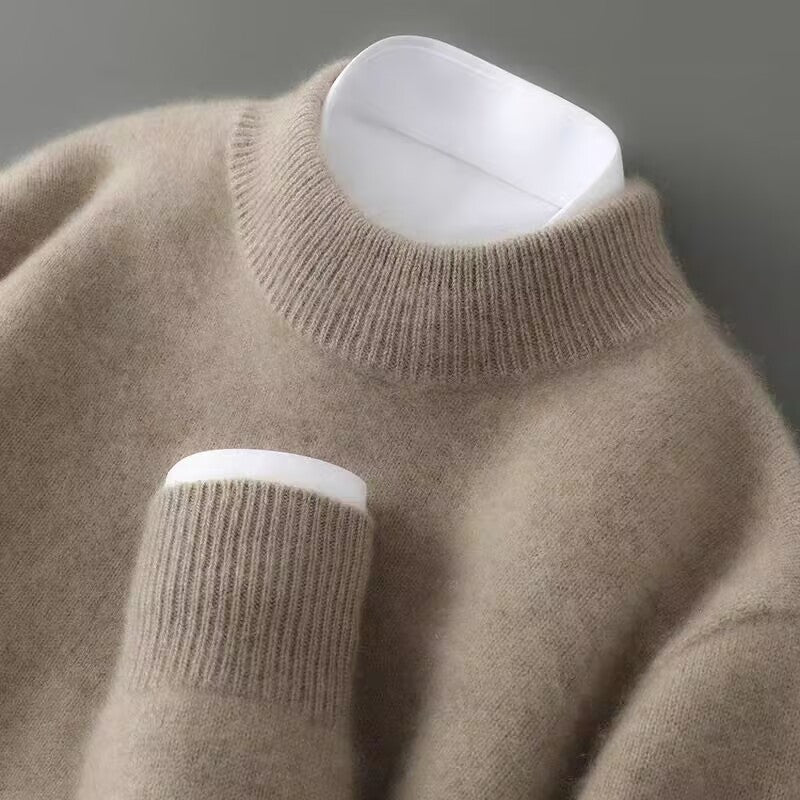 Jack - Men's Ribbed Cashmere Turtleneck Sweater