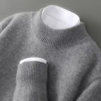 Jack - Men's Ribbed Cashmere Turtleneck Sweater