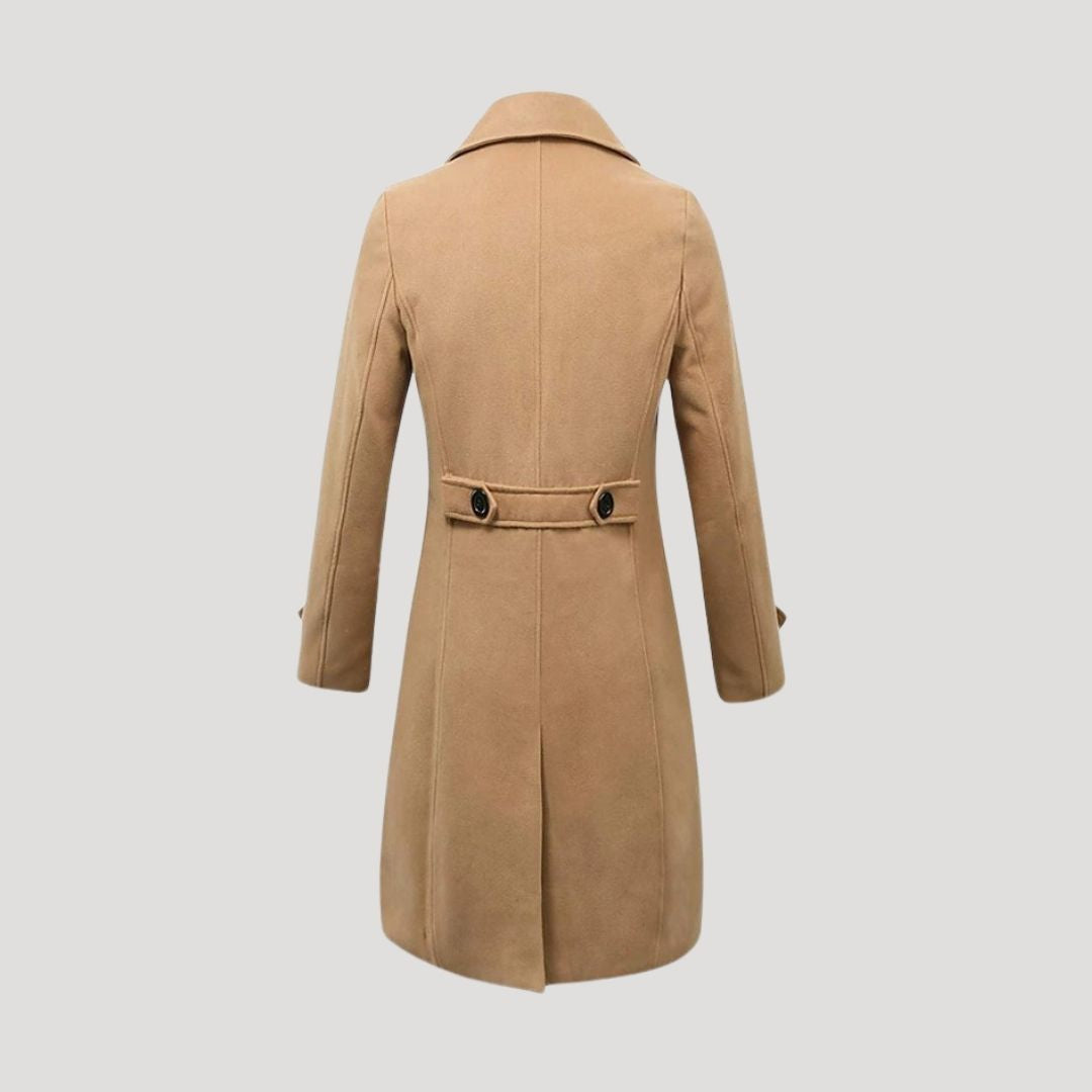Jasper - Men's Double-Breasted Wool Overcoat
