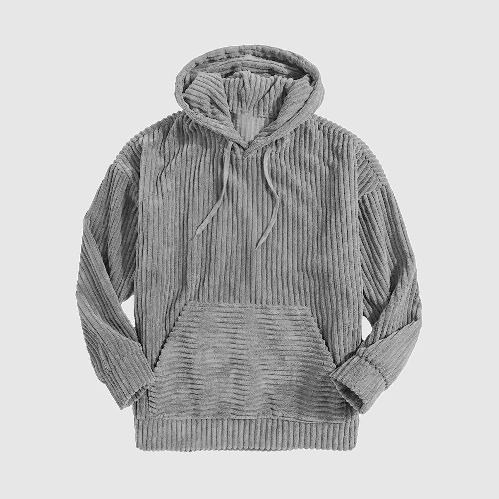 John - Men's Ribbed Corduroy Hoodie