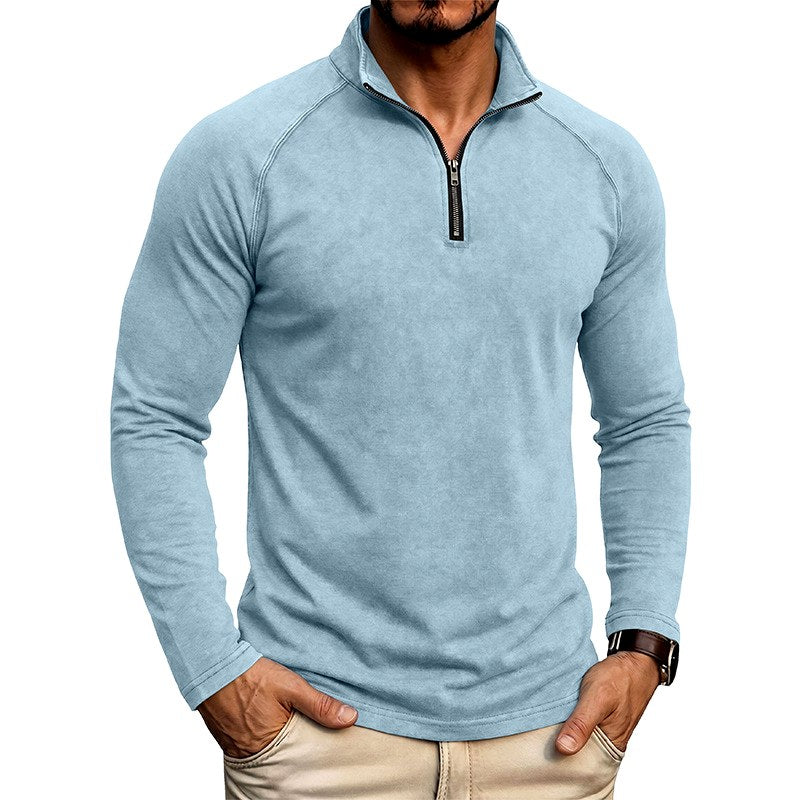 Joseph - Men's Stand Collar Zip Neck Sweatshirt 5