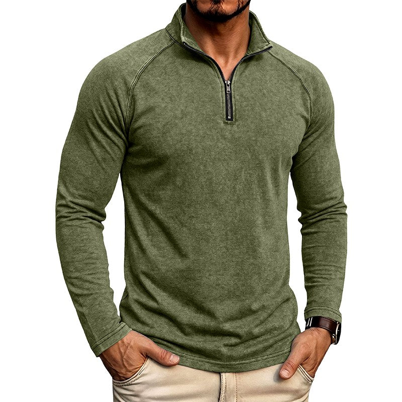 Joseph - Men's Stand Collar Zip Neck Sweatshirt 6