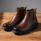 Justine - Men's Side-Zip Chelsea Boots