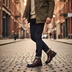Justine - Men's Side-Zip Chelsea Boots