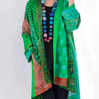 Kaida - Women's Patchwork Patterned Cardigan