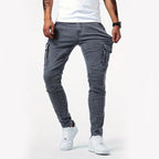 Kieran - Men's Slim-Fit Cargo Pants with Tapered Leg