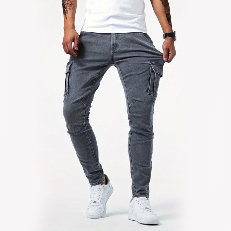 Kieran - Men's Slim-Fit Cargo Pants with Tapered Leg