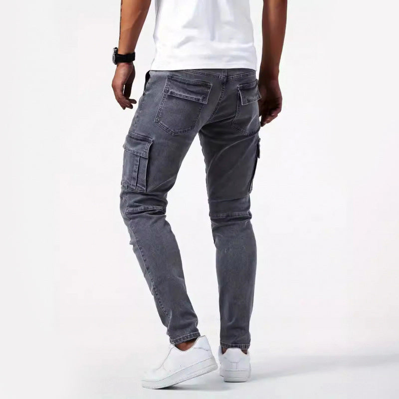 Kieran - Men's Slim-Fit Cargo Pants with Tapered Leg