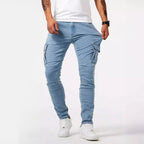 Kieran - Men's Slim-Fit Cargo Pants with Tapered Leg