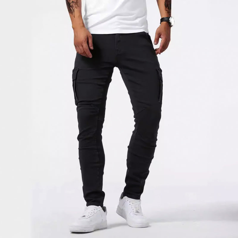 Kieran - Men's Slim-Fit Cargo Pants with Tapered Leg