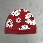 Lenox - Unisex Popcorn-Print Double-Layer Pullover Beanie