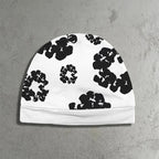 Lenox - Unisex Popcorn-Print Double-Layer Pullover Beanie