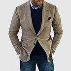 Leopold - Men's Two-Button Tailored Blazer with Notch Lapels