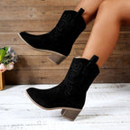 Lillian - Women’s Embroidered Western Cowboy Boots 2