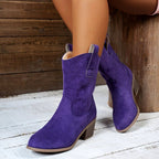Lillian - Women’s Embroidered Western Cowboy Boots 5