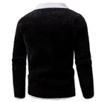Luis - Men's Plush Textured Collared Polo Sweater 9