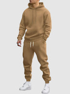 Marcello - Men's Drawstring Hoodie Jogger Two-Piece Set