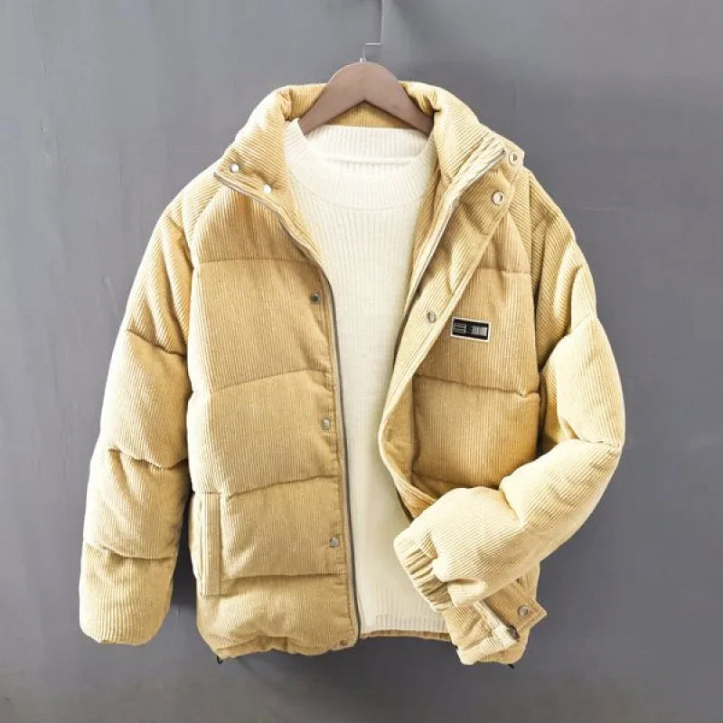 Marcus - Men's Corduroy Quilted Puffer Jacket