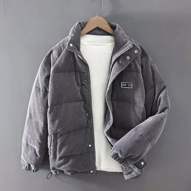 Marcus - Men's Corduroy Quilted Puffer Jacket