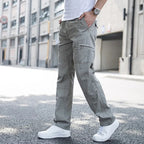 Marcus - Men's Multi-Pocket Cargo Pants with Tapered Leg