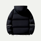 Marcus - Men's Quilted Puffer Jacket with Drawstring Hood