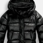 Margot - Women's Quilted Puffer Jacket with High-Gloss Finish