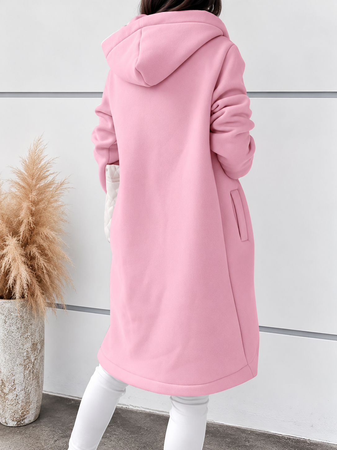 Margot - Women's Zip-Front Longline Hooded Jacket