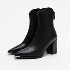 Marguerite - Women's Pointed-Toe Block Heel Ankle Boots