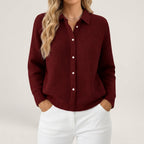 Marguerite - Women's Ribbed Button-Front Cardigan