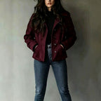 Marian - Women's Notched Collar Button Coat 5