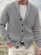 Mark - Men's Button-Front Ribbed Knit Cardigan