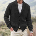 Mark - Men's Button-Front Ribbed Knit Cardigan