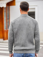 Mark - Men's Button-Front Ribbed Knit Cardigan