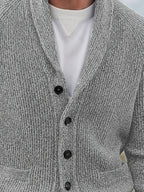 Mark - Men's Button-Front Ribbed Knit Cardigan
