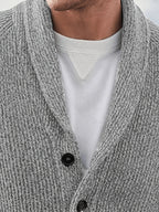 Mark - Men's Button-Front Ribbed Knit Cardigan