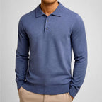 Marvin - Men's Knit Polo Sweater with Button Placket 2
