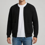 Matthias - Men's Ribbed Zip Cardigan