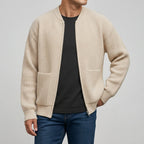 Matthias - Men's Ribbed Zip Cardigan