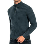Maxwell - Men's Quarter-Zip Cable Knit Sweater 2