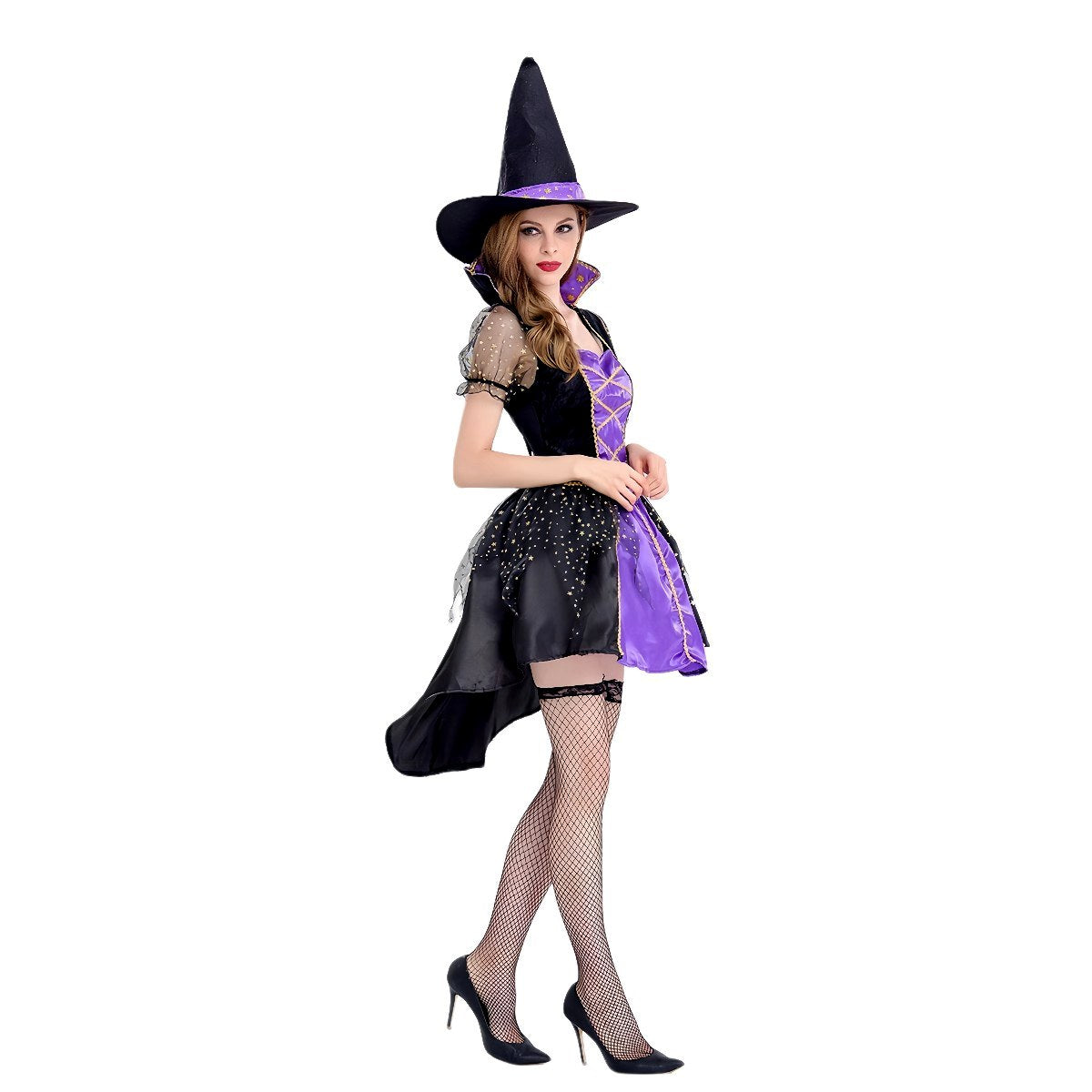 Mira - Women's Spooky Witch Halloween Costume with Hat 5