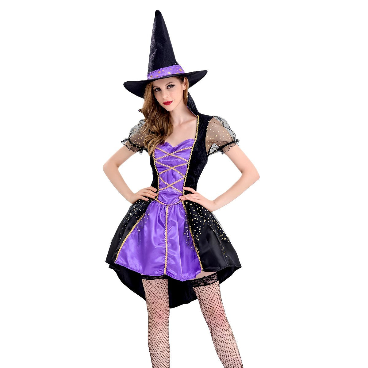 Mira - Women's Spooky Witch Halloween Costume with Hat 6