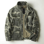 Nash - Men's Zip-Front Utility Jacket with Structured Collar
